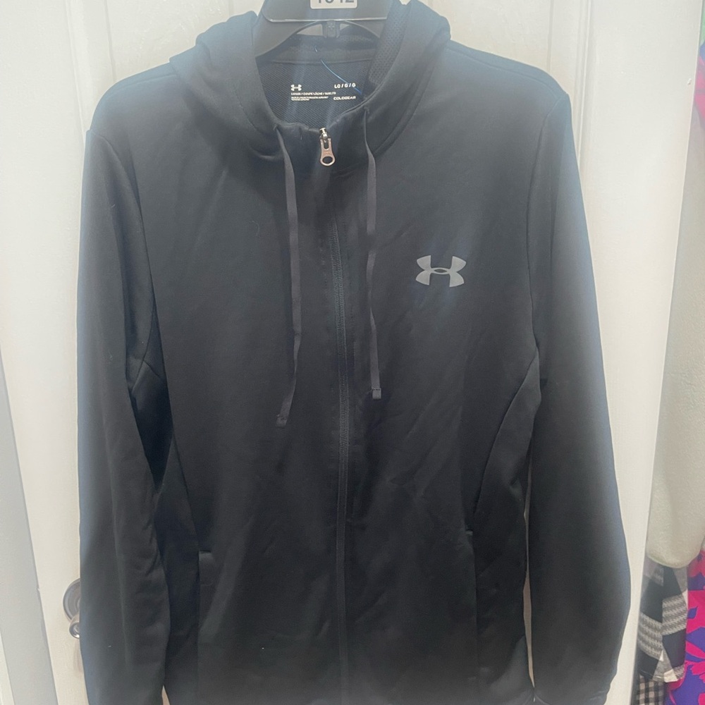 Under Armour Men's Black Full-Zip Hoodie - Picture 3 of 14